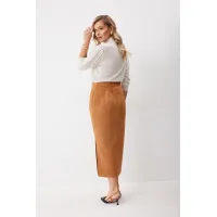 Юбка Kaloris 2259 горчичный