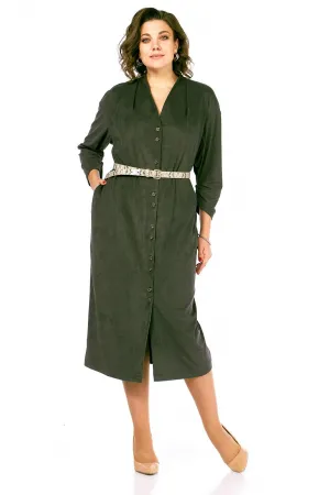 Платье Диамант 2109 хаки