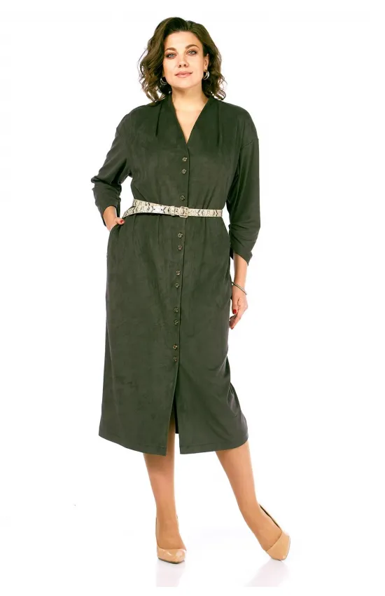 Платье Диамант 2109 хаки