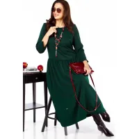 Платье Taita Plus 2524-3 бутылочный Платье Taita Plus 2524-3 бутылочный