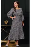 Платье Vittoria Queen 27103 меланж серый