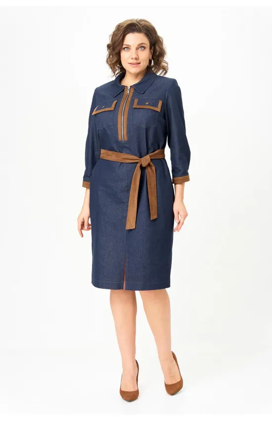 Платье Rishelie 1021 синий