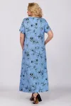 Платье Algranda 3992-С Голубой,Черный