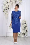 Платье Ninele 6153 Васильковый Платье Ninele 6153 Васильковый
