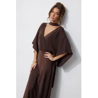 Платье Люше 4252 коричневый