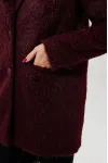 Пальто Mislana 1148 бордовый Пальто Mislana 1148 бордовый