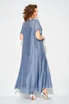 Платье Лилиана 1524 сероголубой
