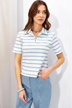 Майка Люше 4344 голубой