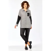 Блузка Matini 4.1545 Клетка+черный