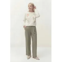 Кофта Lokka 1818 белый/ручная вышивка