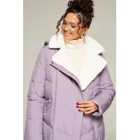 Пальто Beautiful & Free 8020 лиловый