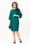 Платье Карина Делюкс М-1386 изумрудный Платье Карина Делюкс М-1386 изумрудный