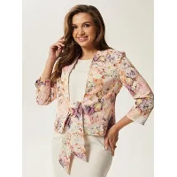 Пиджак Condra Deluxe 15106 розовый-желтый
