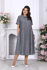 Платье Ninele 7536 Джинсовый