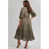 Платье Rishelie 990 хаки