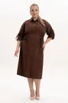 Платье Algranda 4122 Шоколад Платье Algranda 4122 Шоколад