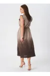 Платье Your Size 2246/164 Кофе с молоком (Капучино)