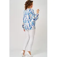Блузка Svetlana Style 2304 голубой принт
