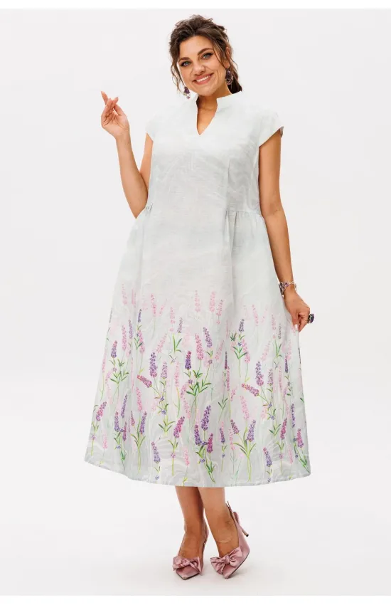 Платье Anelli 1424.1 лавандовый аромат