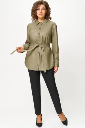 Блузка Дали 7049 светлая олива