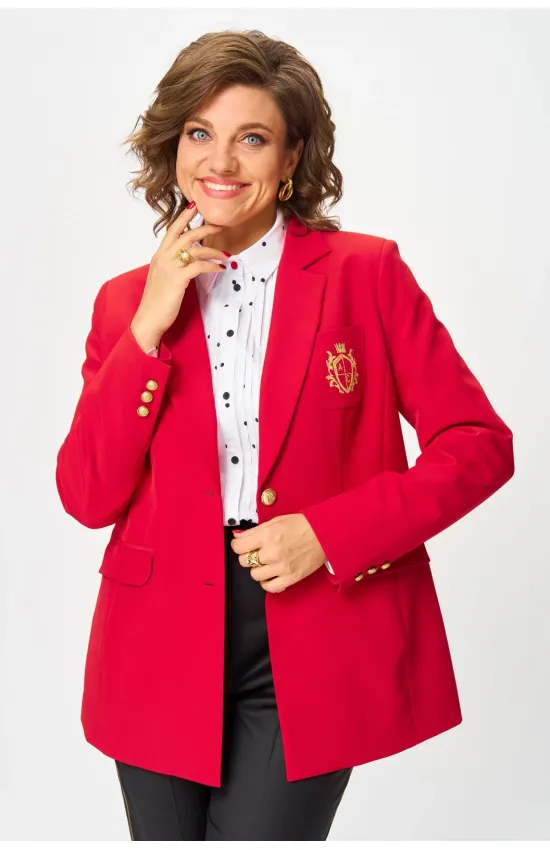 Пиджак Andina City 4015 красный