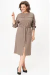 Платье Lady Style Classic 3017 Коричневые тона Платье Lady Style Classic 3017 Коричневые тона