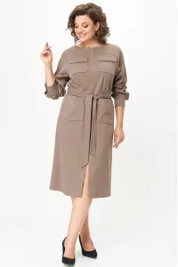 Платье Lady Style Classic 3017 Коричневые тона