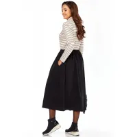 Платье Bagira 1058 бежево-черный Платье Bagira 1058 бежево-черный