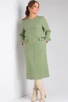 Платье Tvin 7768 олива
