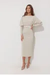 Платье Люше 4266 бежевый