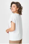 Блузка Rumoda 2259 капучино_белый