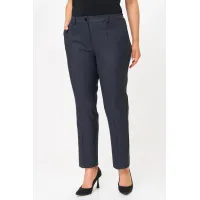 Брюки Белэльстиль 610-327 сине-серая клеточка