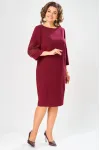 Платье Axxa 55233 бордо