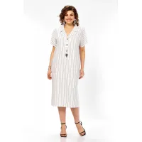 Платье Matini 3.1774 белый+полоска