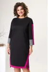 Платье Romanovich 1-2465 черный с розовым
