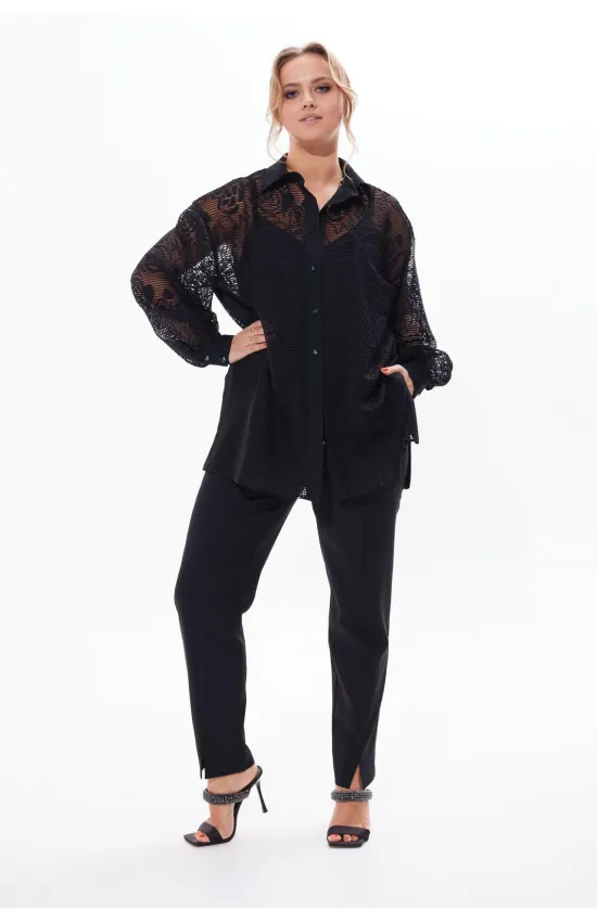 Блузка Condra Deluxe 16226 черный