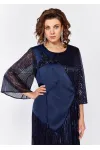 Платье Mira Fashion 5577 темно-синий