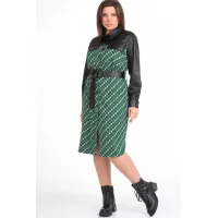 Платье Карина Делюкс В-411-1 изумрудно-черный Платье Карина Делюкс В-411-1 изумрудно-черный