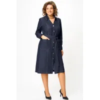 Платье Swallow 853.1 синий  джинс