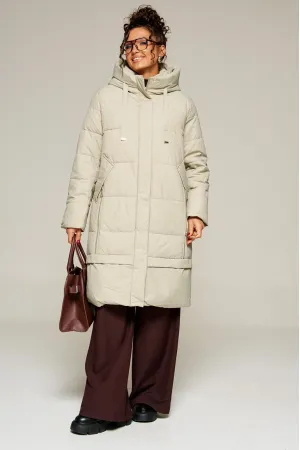 Пальто Beautiful & Free 8022 фисташка