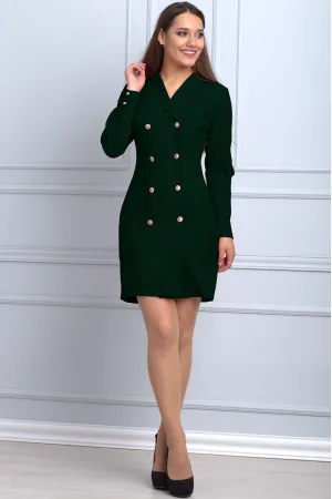 Платье Anelli 740 зеленый