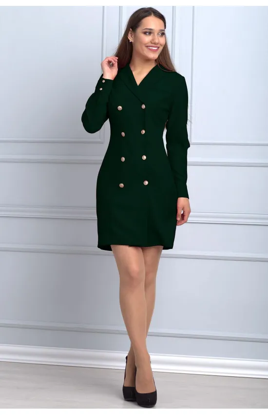 Платье Anelli 740 зеленый