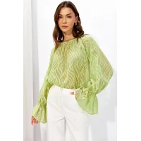 Блузка Люше 4324 салатовый