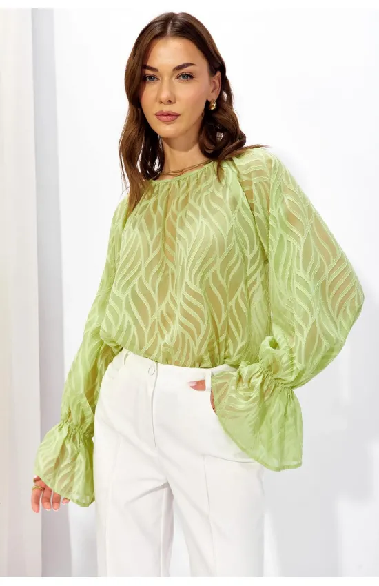 Блузка Люше 4324 салатовый