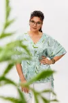 Блузка Anelli 1606 мятный танец
