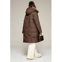 Пальто Beautiful & Free 8018 шоколад