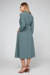 Платье Bazalini 5013 приглушенно-зеленый