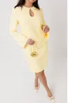 Платье Mislana 1304 желтый Платье Mislana 1304 желтый