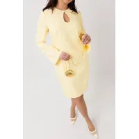 Платье Mislana 1304 желтый