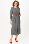 Платье Svetlana Style 2166 серый клетка